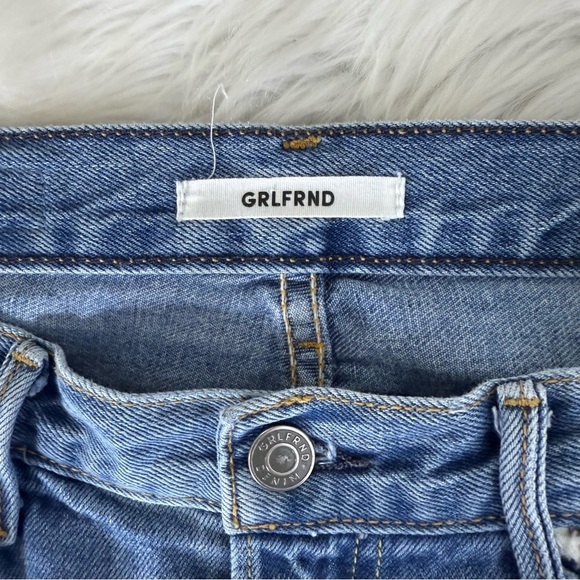 Grlfrnd Karolina Revolve Straight Leg Blue Women's Jeans Size 28 - Picture 7 of 9